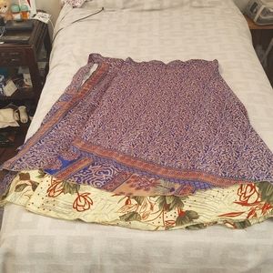 Darn Good Yarns Handmade Unique Goddess Reversible Skirt Size 14-32.